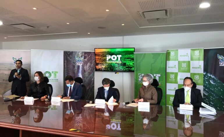  CAR concertó los asuntos ambientales del nuevo POT para Bogotá