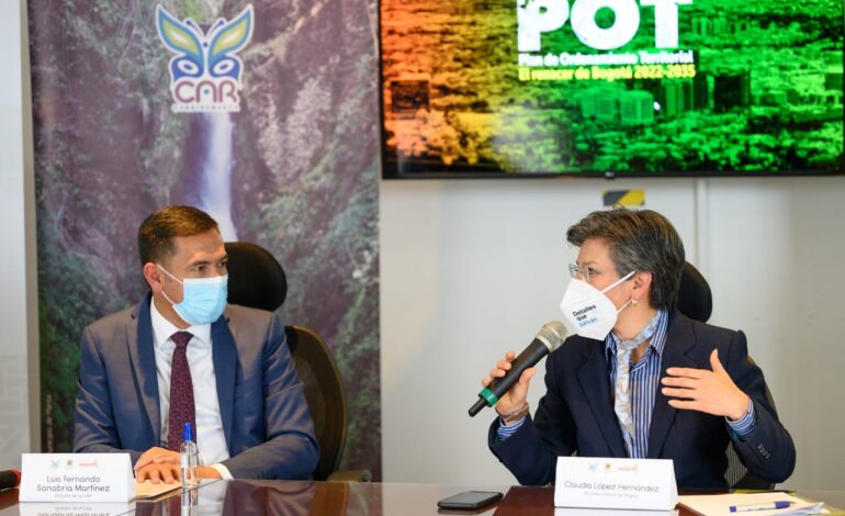  Distrito y Corporación Autónoma Regional logran concertación ambiental del Plan de Ordenamiento Territorial