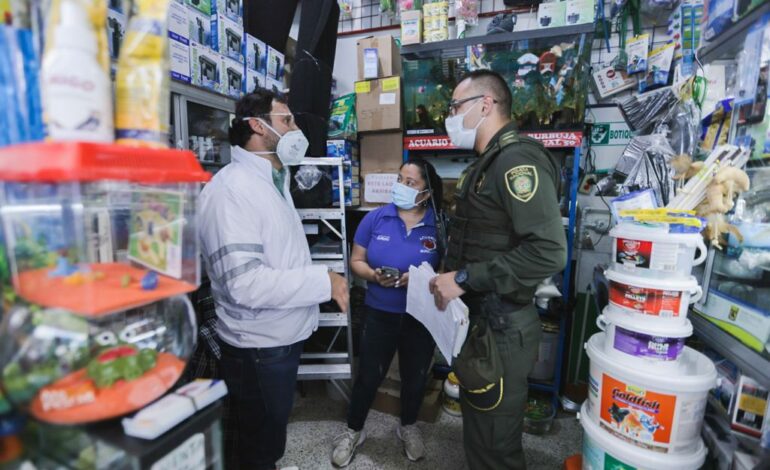  Sancionados varios locales de la Plaza el Restrepo por vender animales vivos