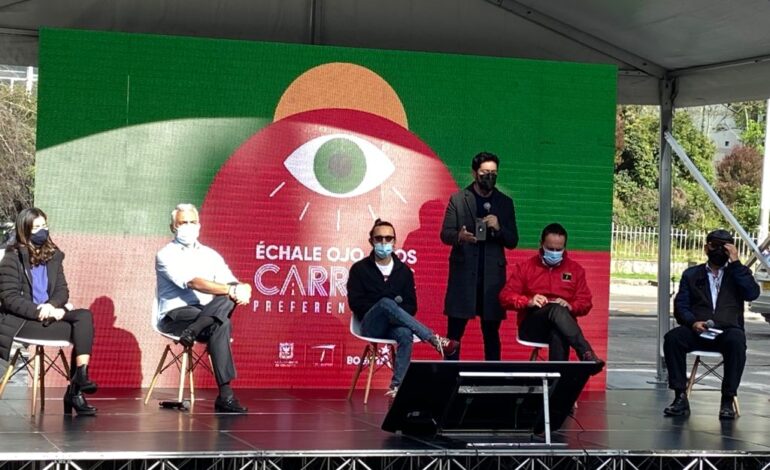  ‘Échale ojo a los carriles preferenciales’ en Bogotá